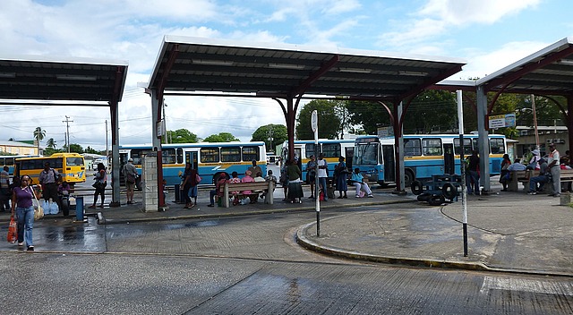 Bus depot