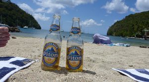 Piton beer bottles