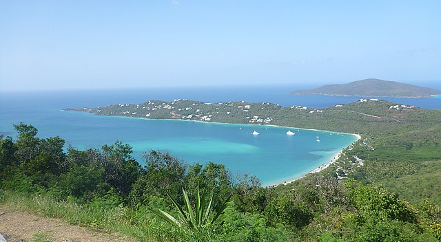 A view of Megan's Bay on our impromptu island tour