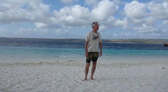 Ahh...Jeff on Klein Bonaire