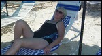 Me, relaxing on the beach